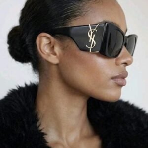 Saint Laurent YSL Bold Oversized Cat-Eye Sunglasses