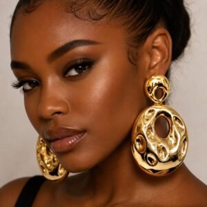 Bold statement Hoop Earrings